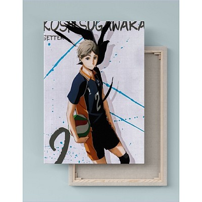 Quadro Decorativo Canvas Haikyū!! Koshi Sugawara 01